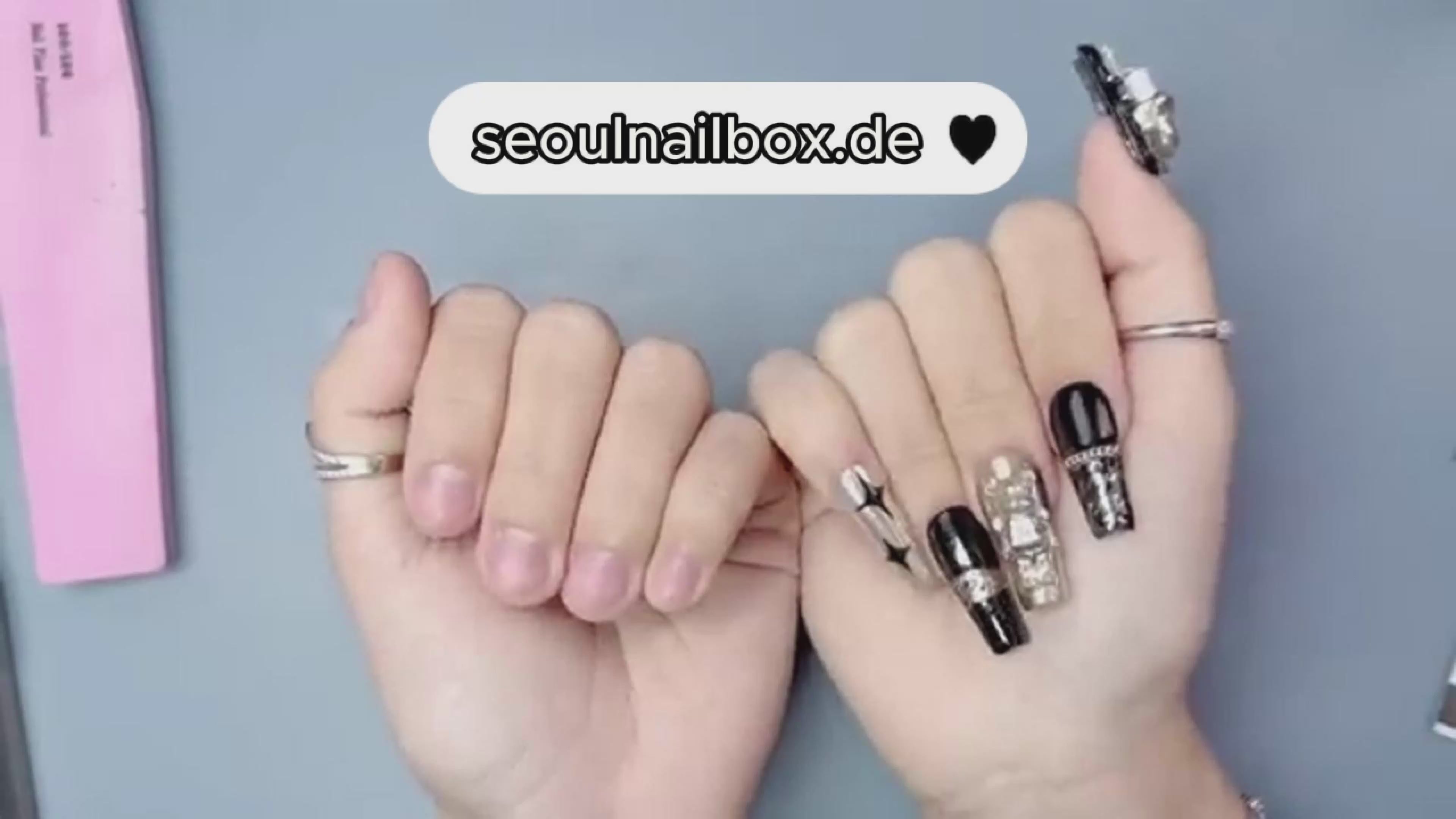 Video laden: Methode 2 - mit Kleber ( 2-3 Wochen)